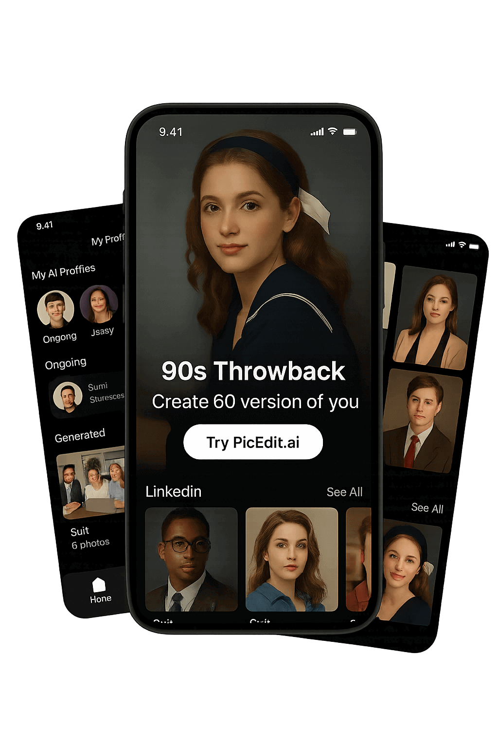 Pixlr app main screen
